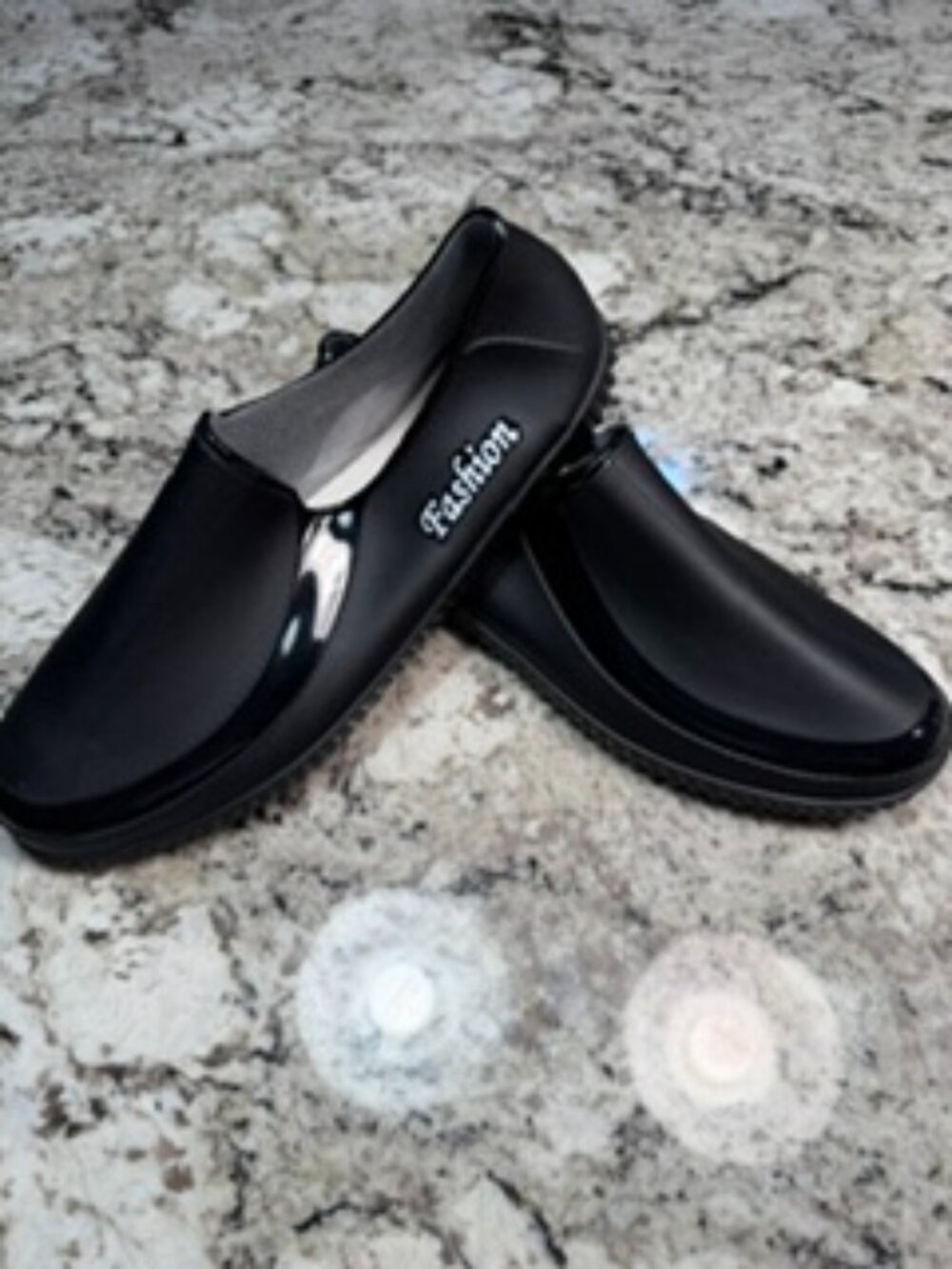 New Waterproof Women's Rain Shoes, Flat-Bottomed, Non-Slip, Low-cut, FITS 7.5